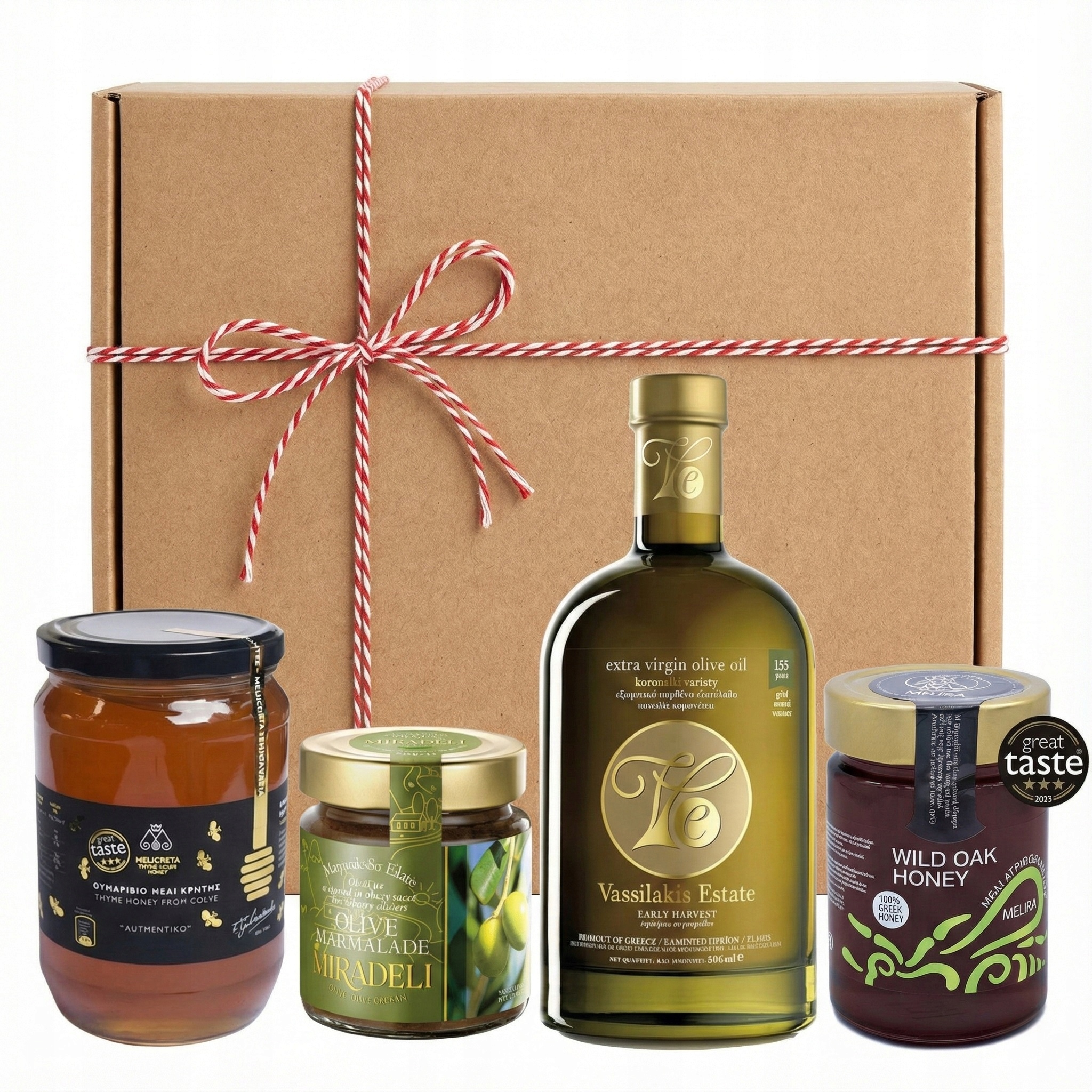 Levně Vánoční sada Řecký Znalec olivový med marmeláda jako Dárek Premium