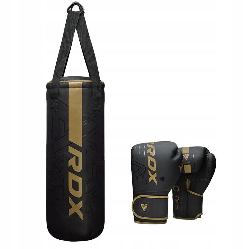 Rdx Dětský boxovací pytel a rukavice F6 2FT Kara zlaté