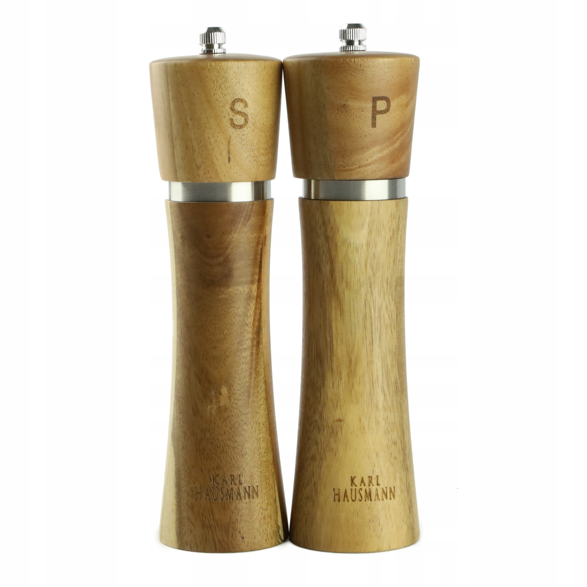 ZESTAW RĘCZNYCH MŁYNKÓW DO MIELENIA SOLI PIEPRZU PRZYPRAW DREWNIANE