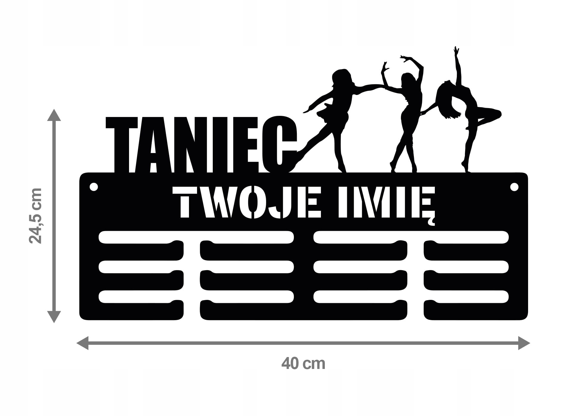 

Wieszak na medale Taniec 3 z imieniem 137.2