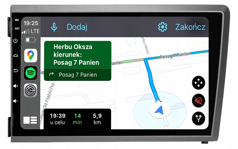 Volvo S60 V70 XC70 XC90 Rádio Navigace Android Carplay Mapy 8GB/128GB Dsp
