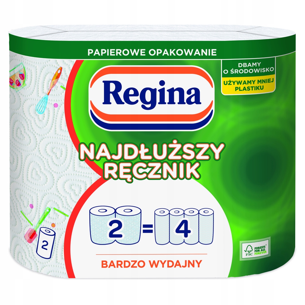 

Regina Najdłuższy Ręcznik Papierowy z nadrukiem 2