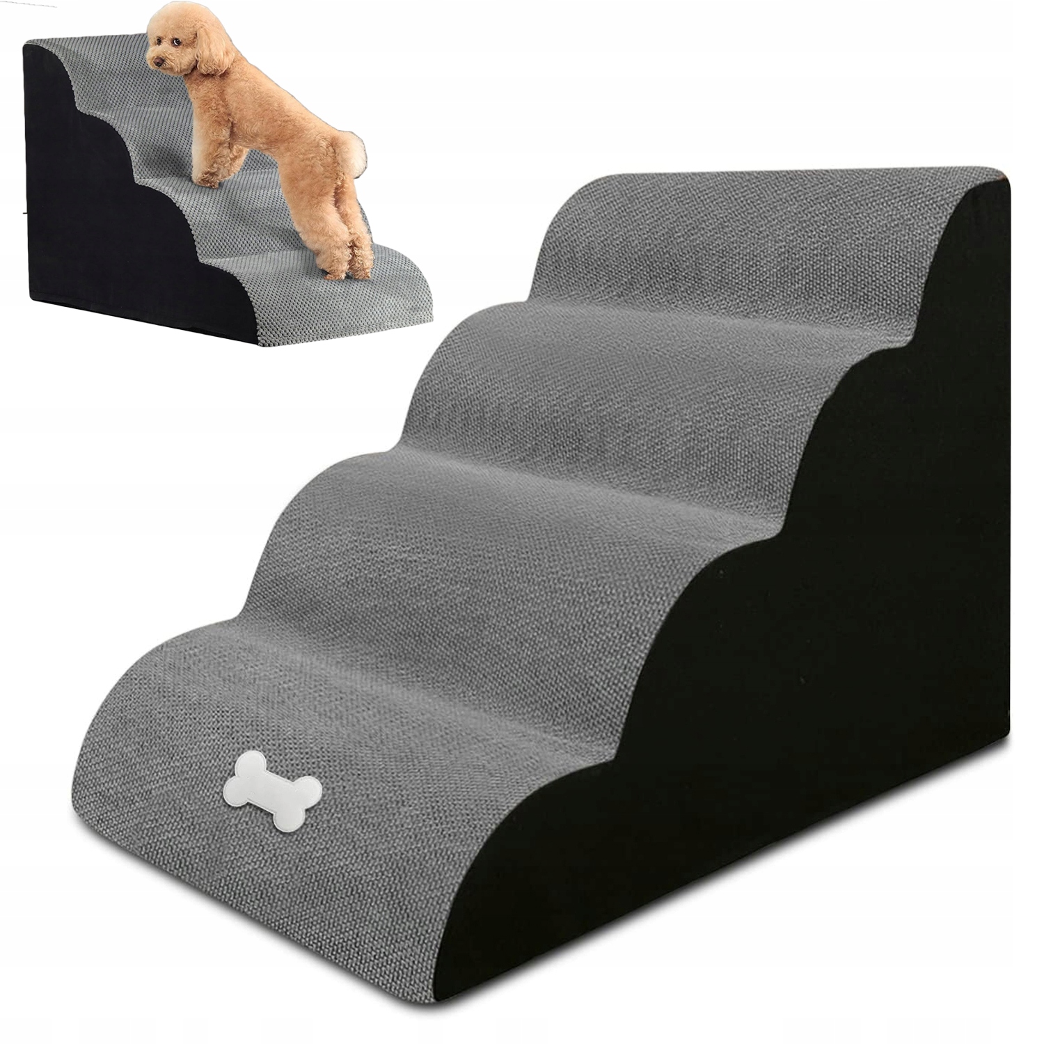 Schůdky Pro Psy Welsti Pro Kočky Stabilní Rampa Elegantní Manžestr 4 Patra