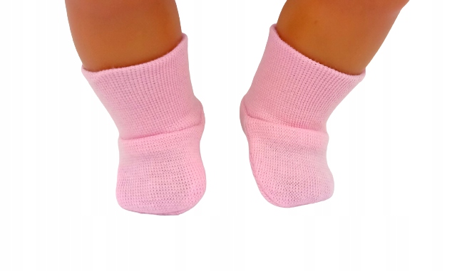 SKARPETKI DZIANINOWE RÓŻOWE DLA LALI 43-45CM