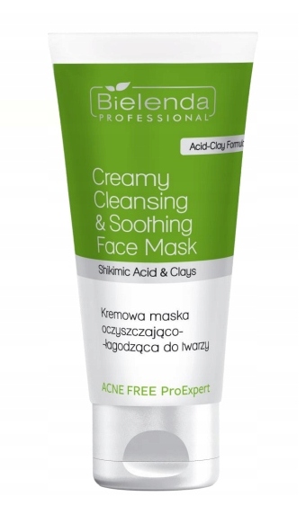 BIELENDA Kremowa maska oczyszczająca do twarzy Acne Free ProExpert 150ml