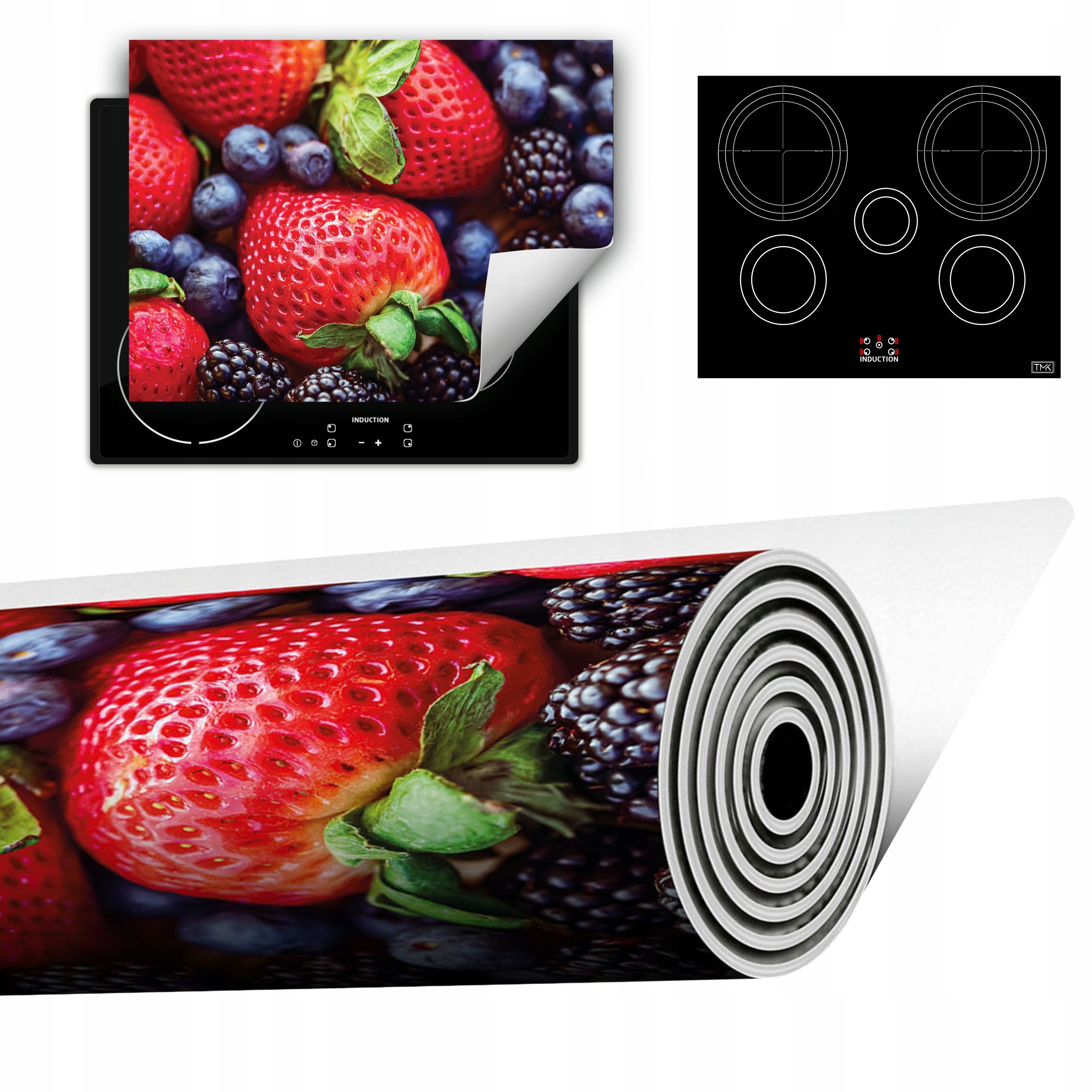 Vinylová Podložka Do Kuchyně Více Místa 70x52 Ovoce dřevo