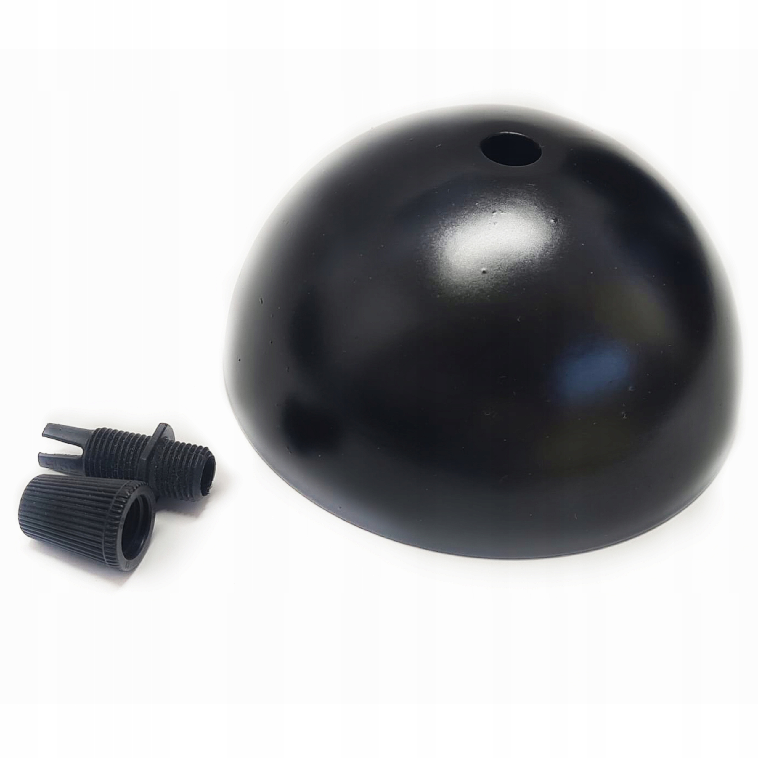 Rozeta pro lampu maskovací podhledová Hrnek 10 cm Kovová Maskovačka Černá