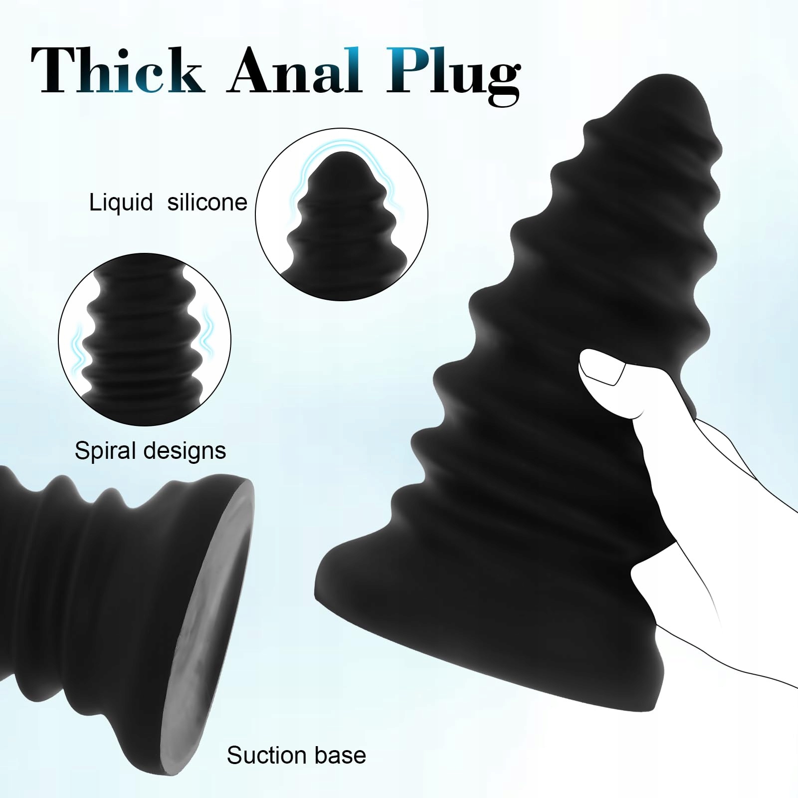 MONSTER Realistyczny Dildo Silikonowy Korek Analny Dla Początkujących — miniatura 2
