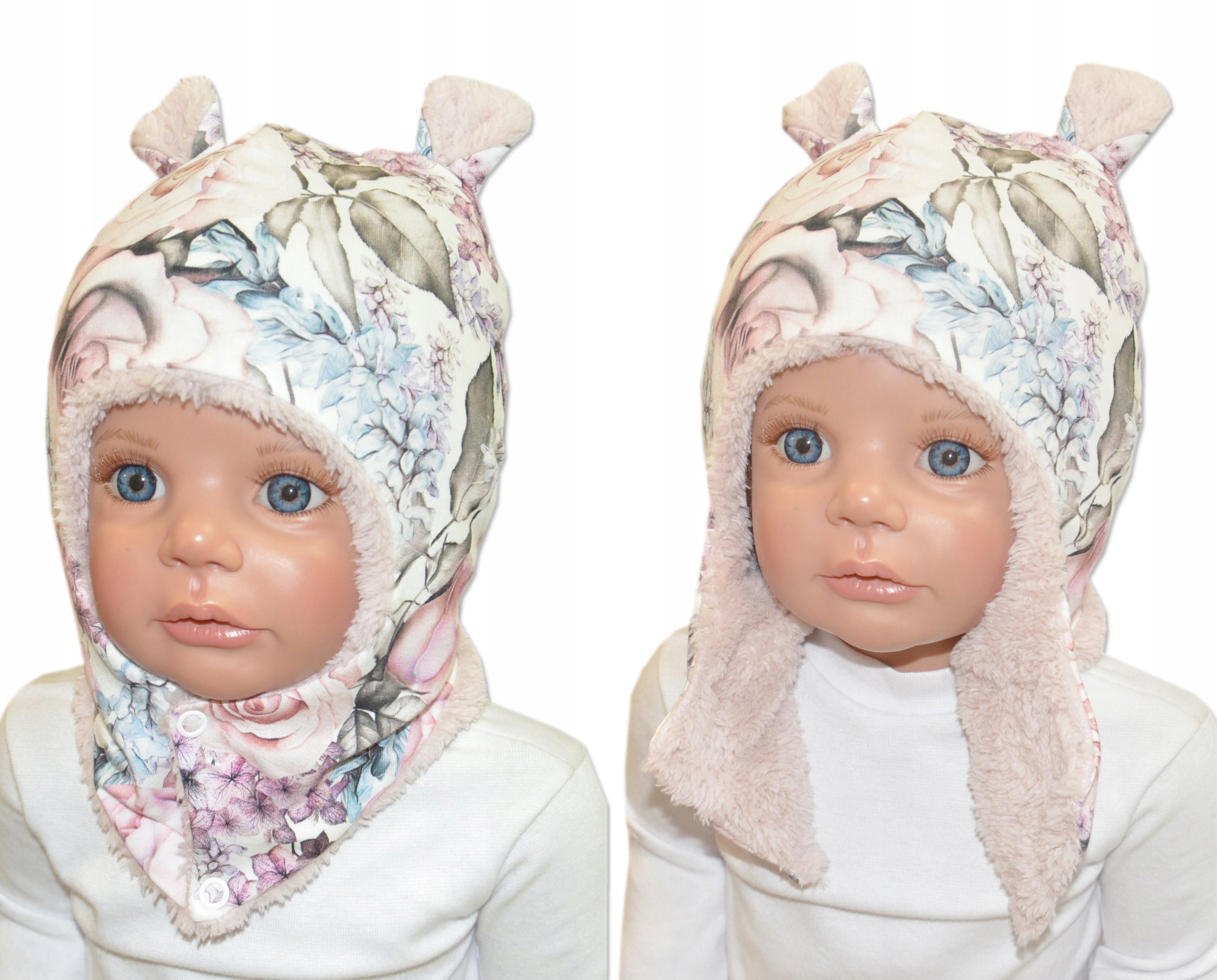 

Zimowa czapka kominiarka 50-53cm radość