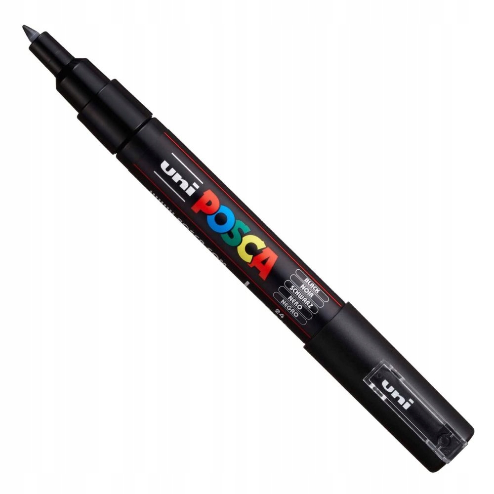 

Marker akrylowy, dekoracyjny czarny Posca PC-1M