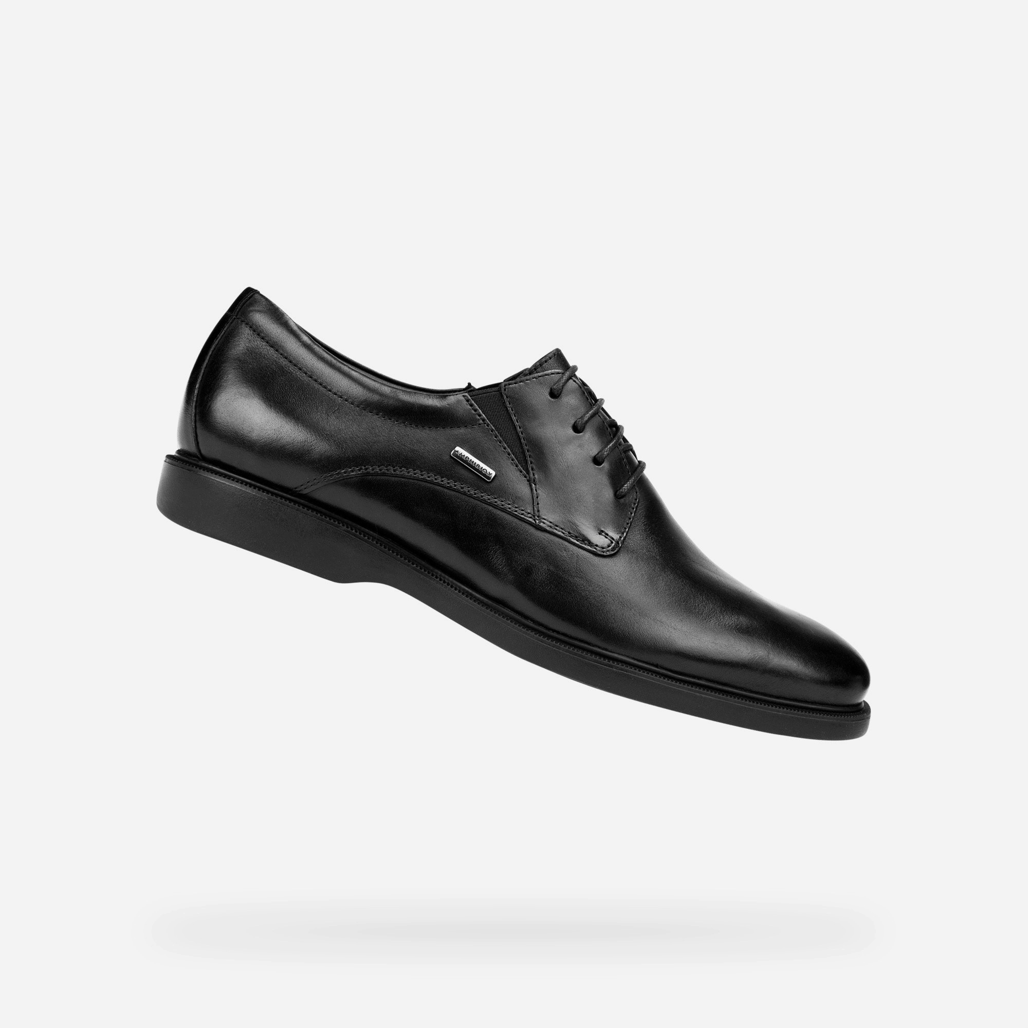 Geox Černá pánská společenská obuv Geox Brayden 2fit