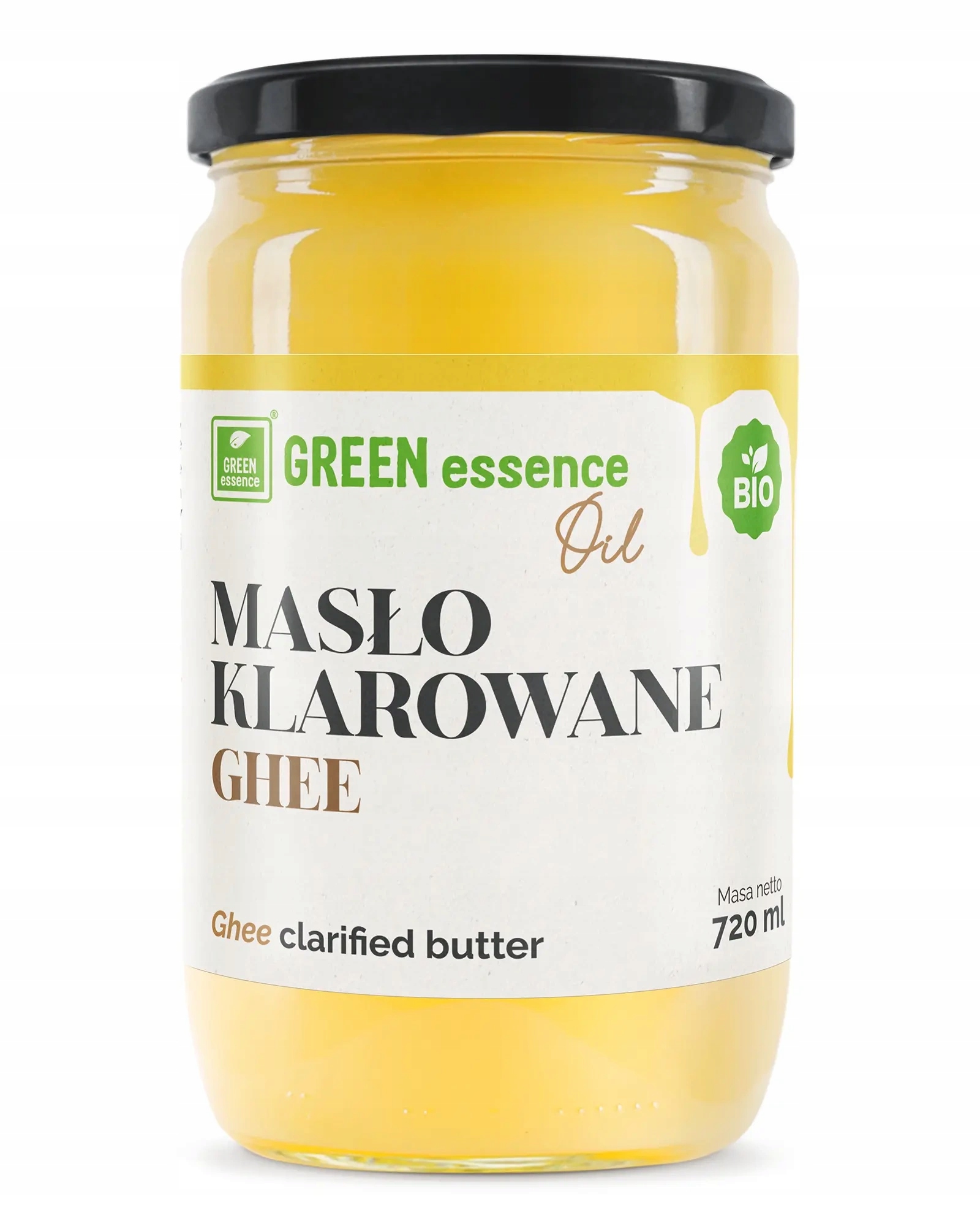 Levně Čisté Maslo Ghee Bio 720 ml přírodní pro neprůstřelnou kávu a smažení