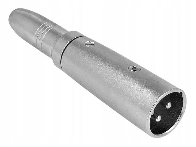 Adapter XLR 3P/wt-JACK 6.3/2P/gn