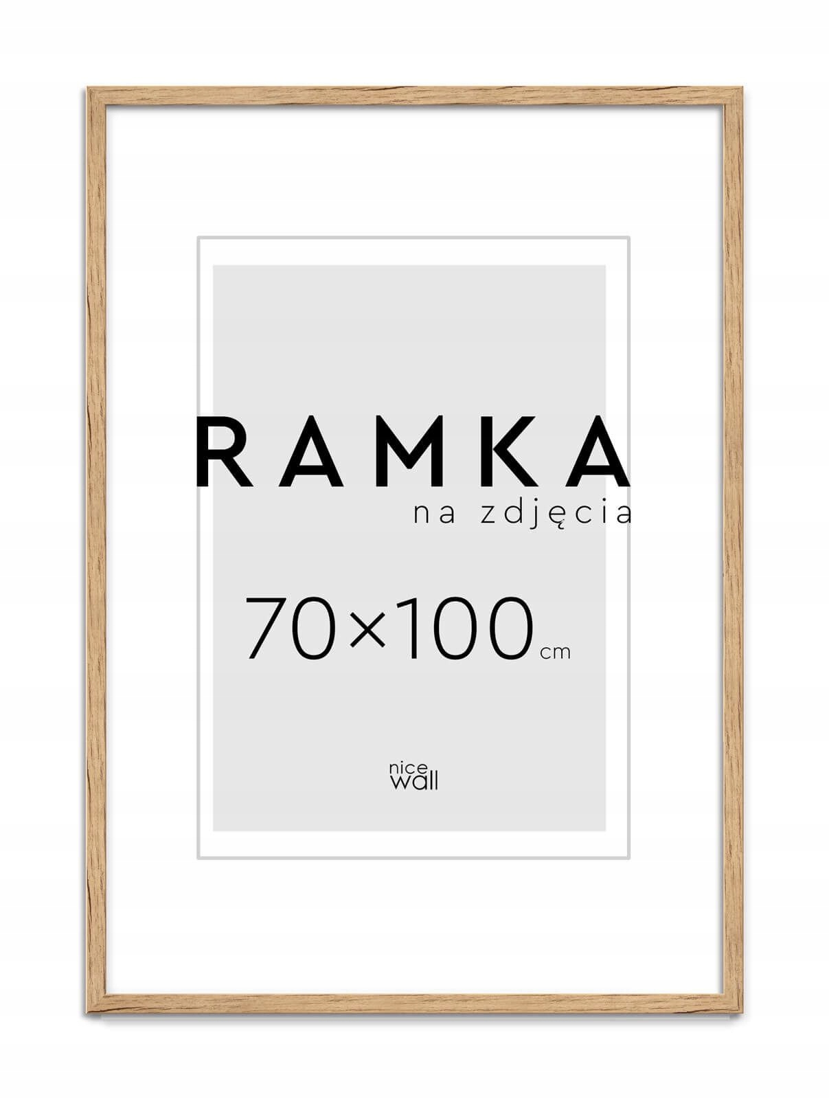 

Rama na zdjęcia 70x100 cm 100x70 cm Brzoza