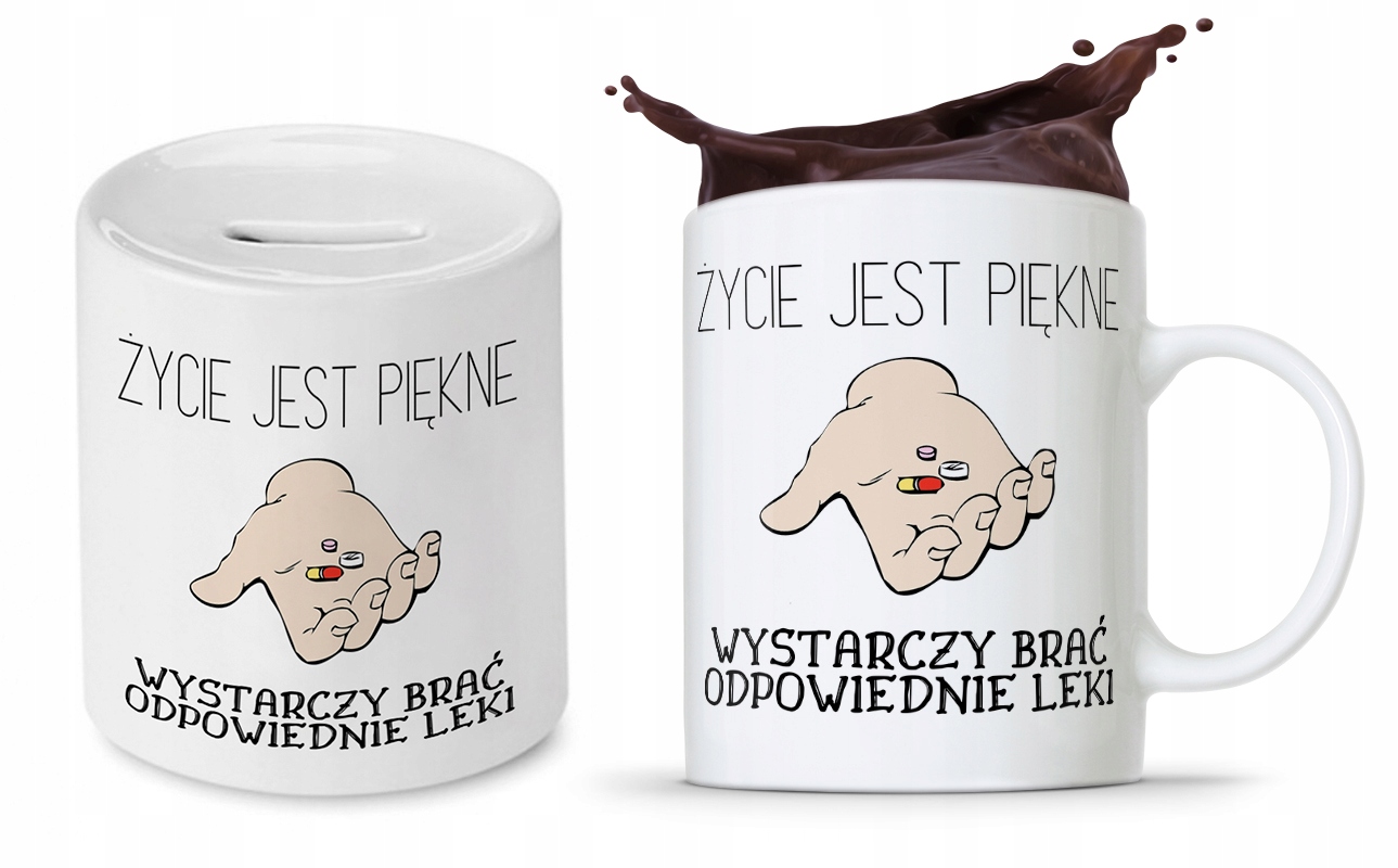 

Zestaw Dla Doktora Lekarza Kubek Skarbonka