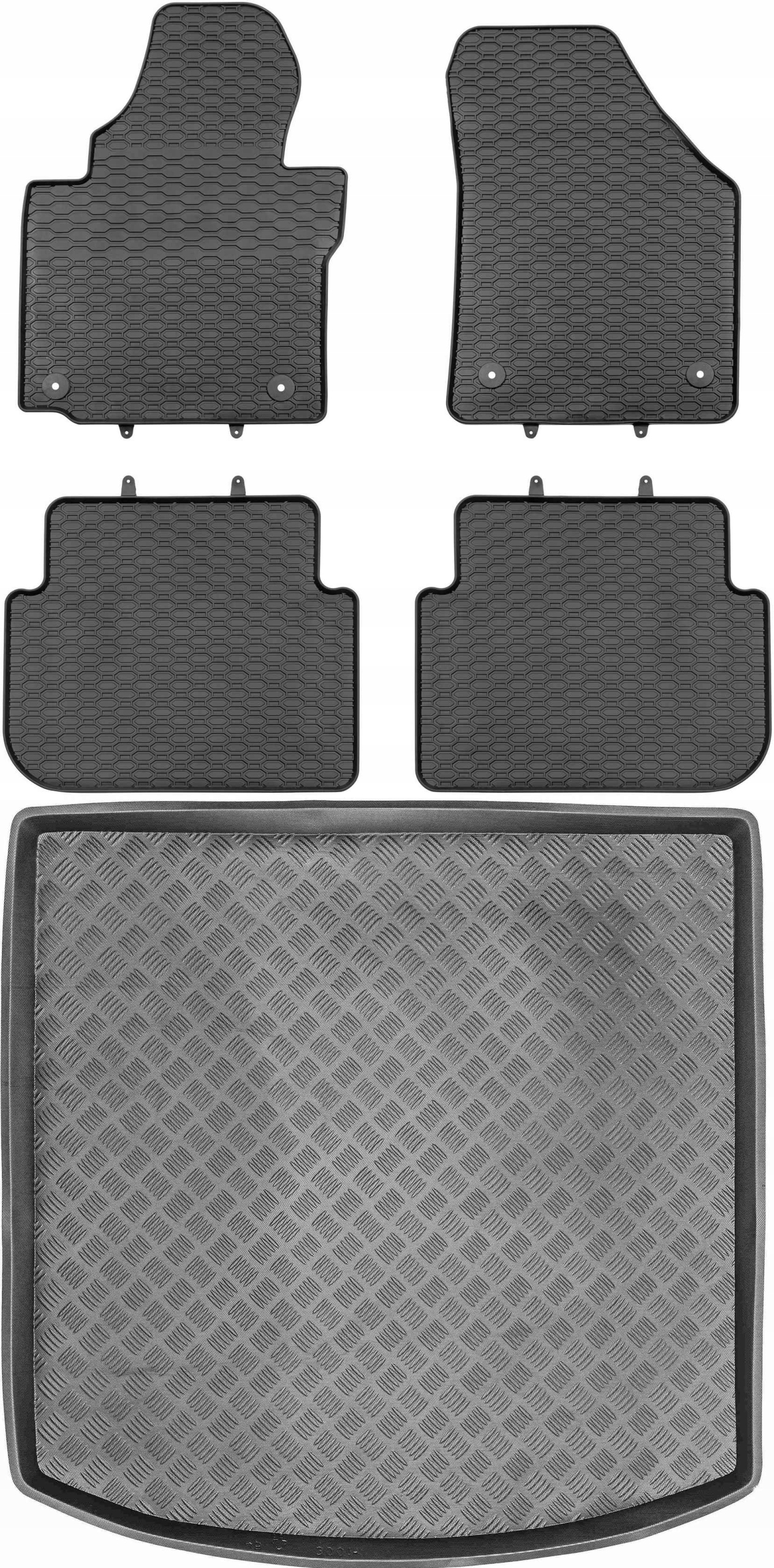 Volkswagen Touran I Minivan od roku 2003-2010 Sada Koberce batožinový priestor