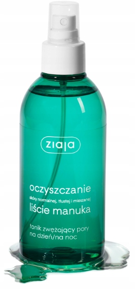 ZIAJA LIŚCIE MANUKA TONIK ZWĘŻAJĄCY PORY 200 ML