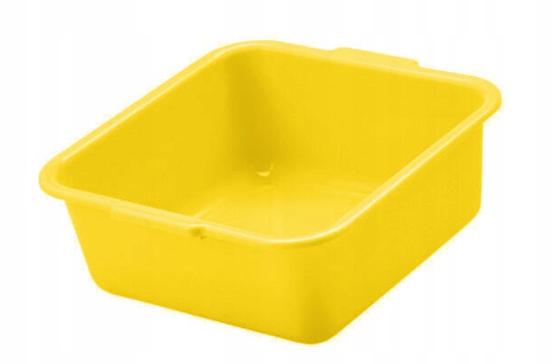 

Miska plastikowa Kwadratowa 34x34 cm Żółta