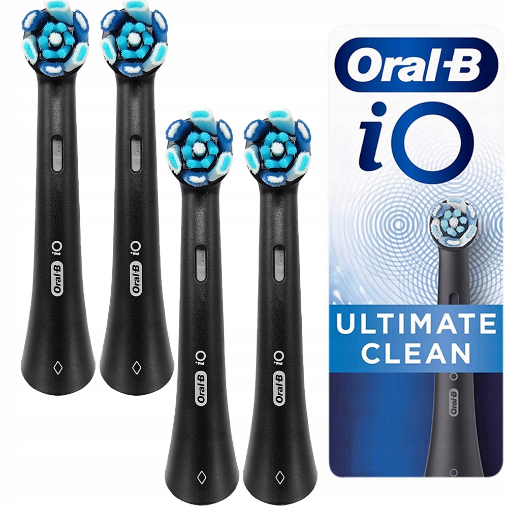 Końcówka Oral-b Black Ultimate Clean Czarna Do Szczoteczki iO 4 sztuki