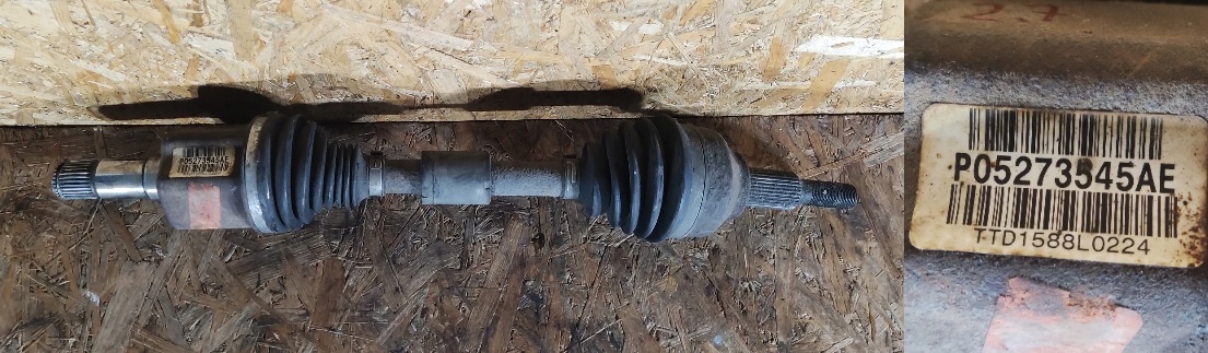 ПОЛУОСЬ KROTKA КРАЙСЛЕР СИБРИНГ DODGE AVENGER 2.7 Б.П