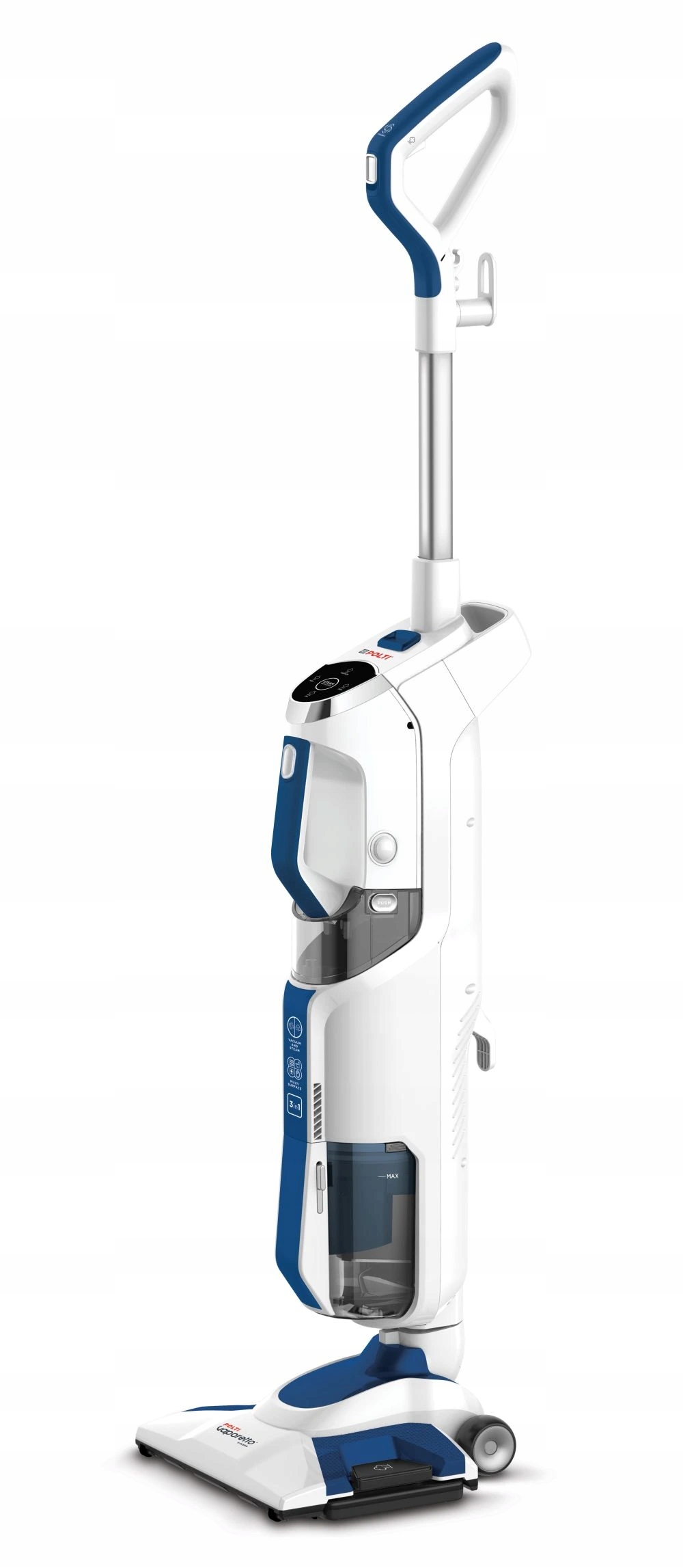 Polti Vaporetto 3 Clean Blue parný mop a čistič s vysávaním