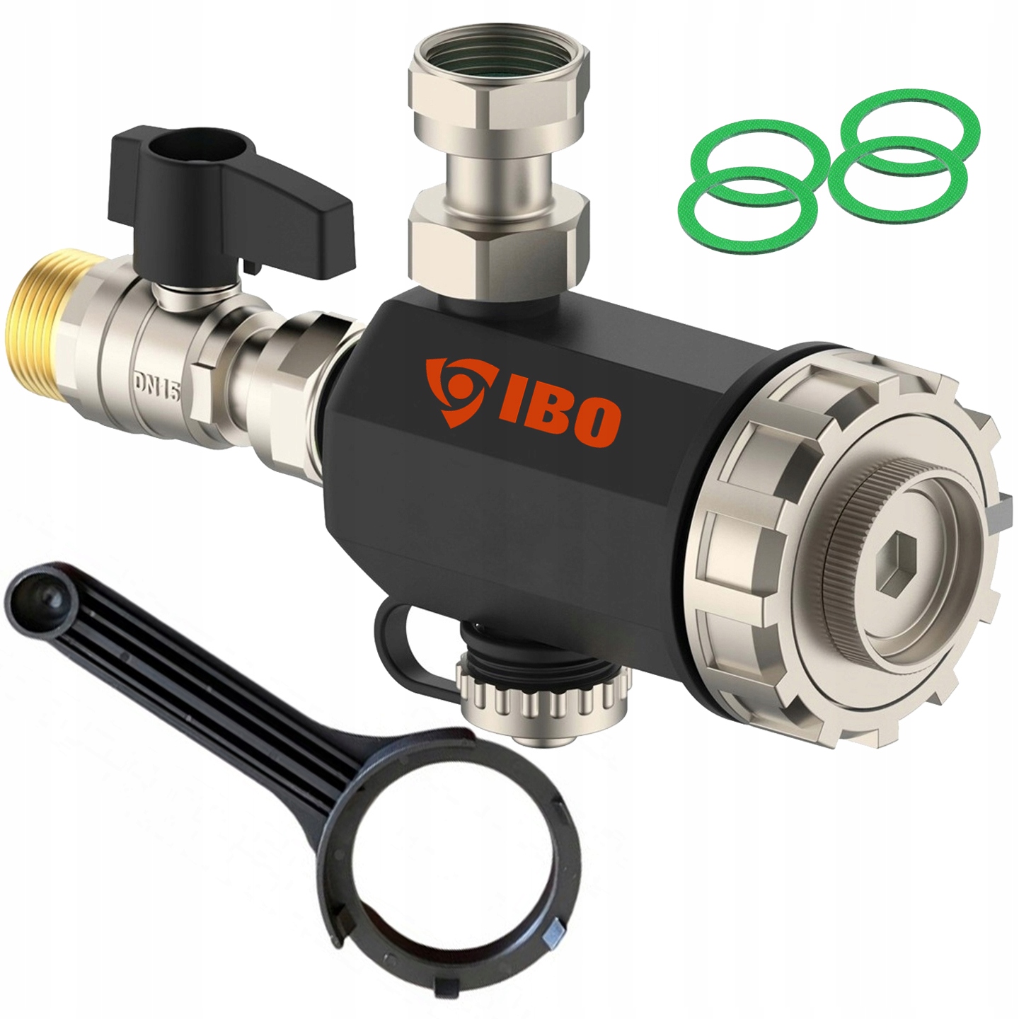 Separátor Nečistot Ibo 3/4" Palce DN20 Magnetický Filtr Pro Instalaci