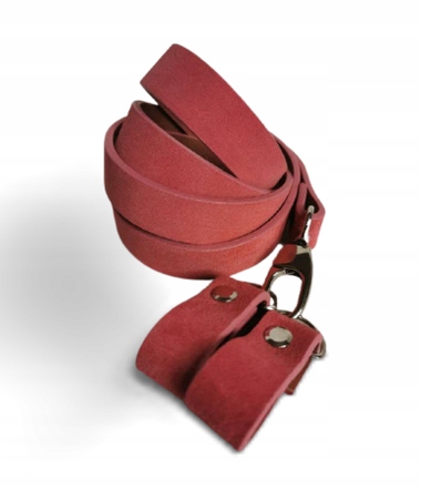 

Pasek 120cm zaczepy skóra koral zamsz o-bag obag