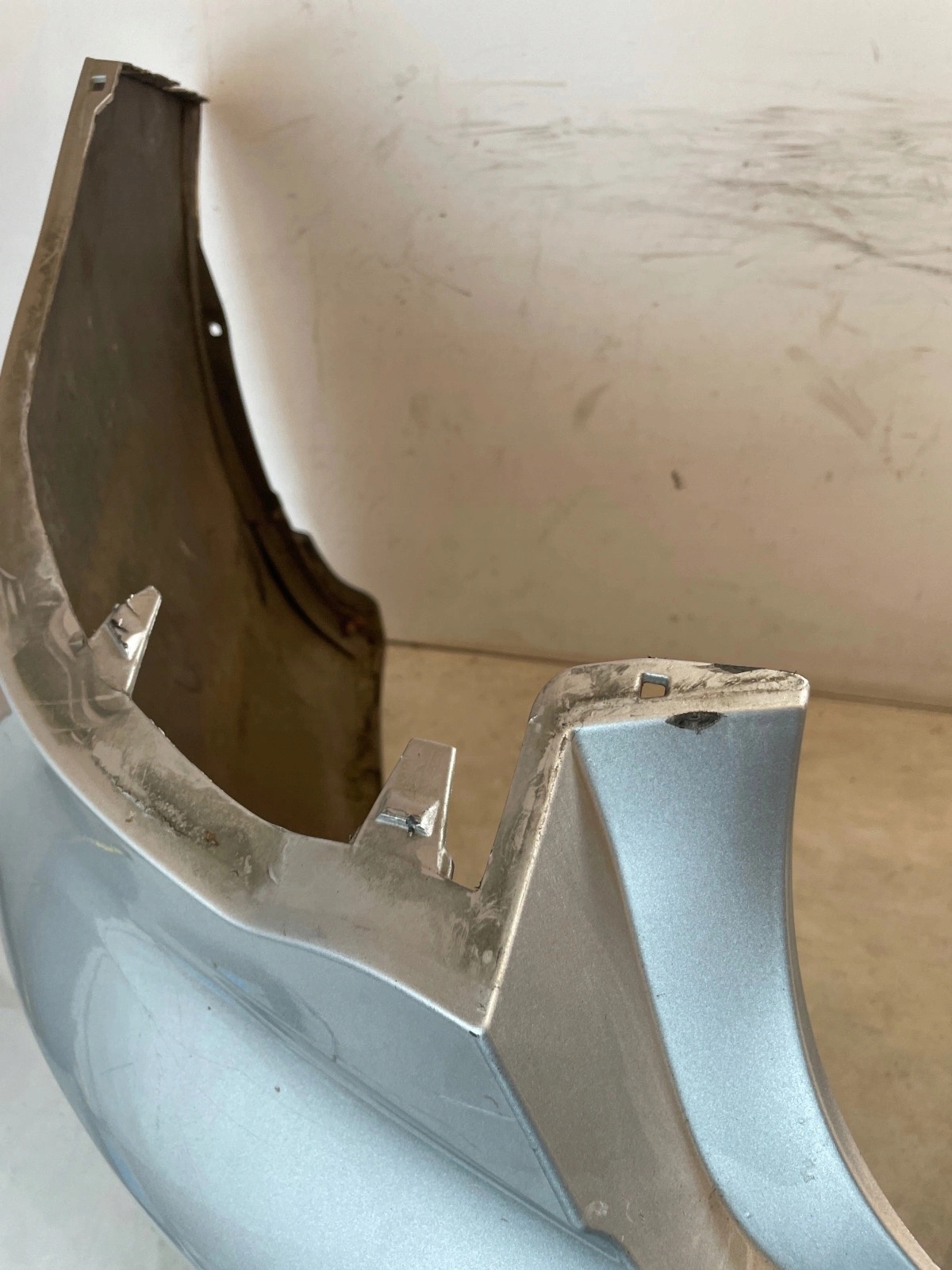 bumper rear part rear Opel Insignia B HB without PDC Srebrny