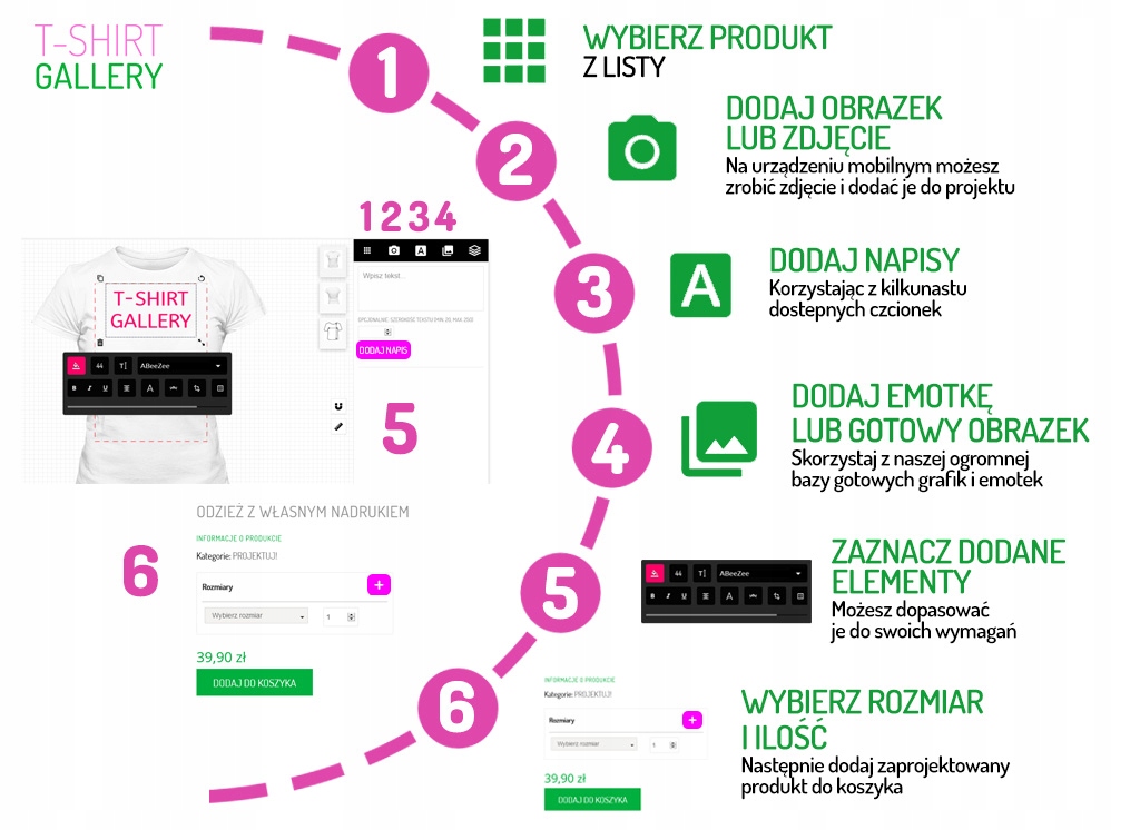 Puzzle z własnym nadrukiem 15x21 cm., 24 elementy Liczba elementów 24