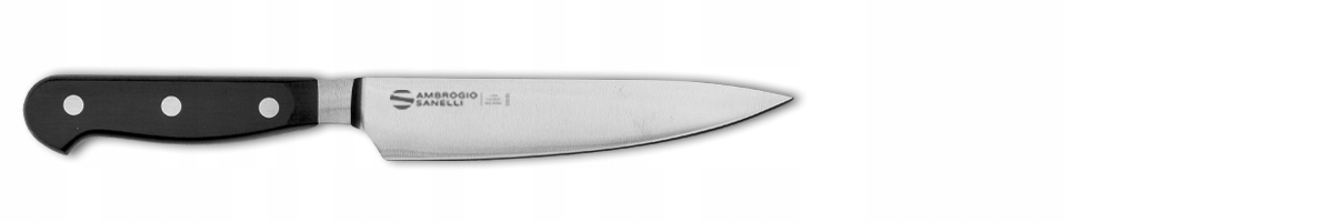 Nôž šéfkuchára Ambrogio Sanelli Maitre 19 cm, oceľ Nitro-b, kovaný