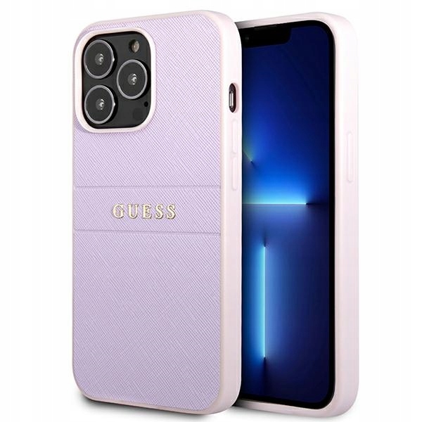 Guess GUHCP13XPSASBPU iPhone 13 Pro Max 6,7" fialová/fialová hardcase