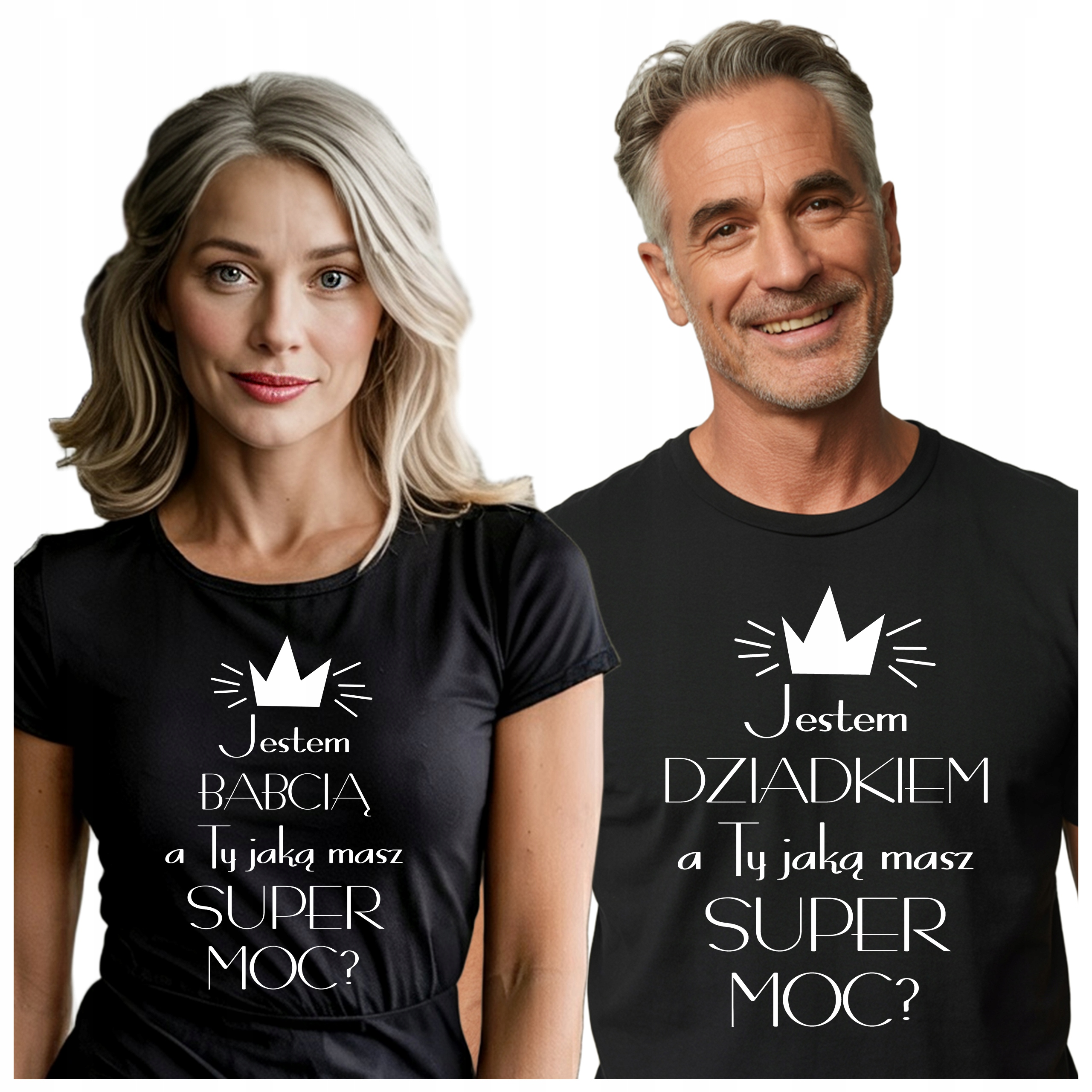 Sada pro babičku a dědečka tričko na Den babičky a dědečka Supermoc 4XL