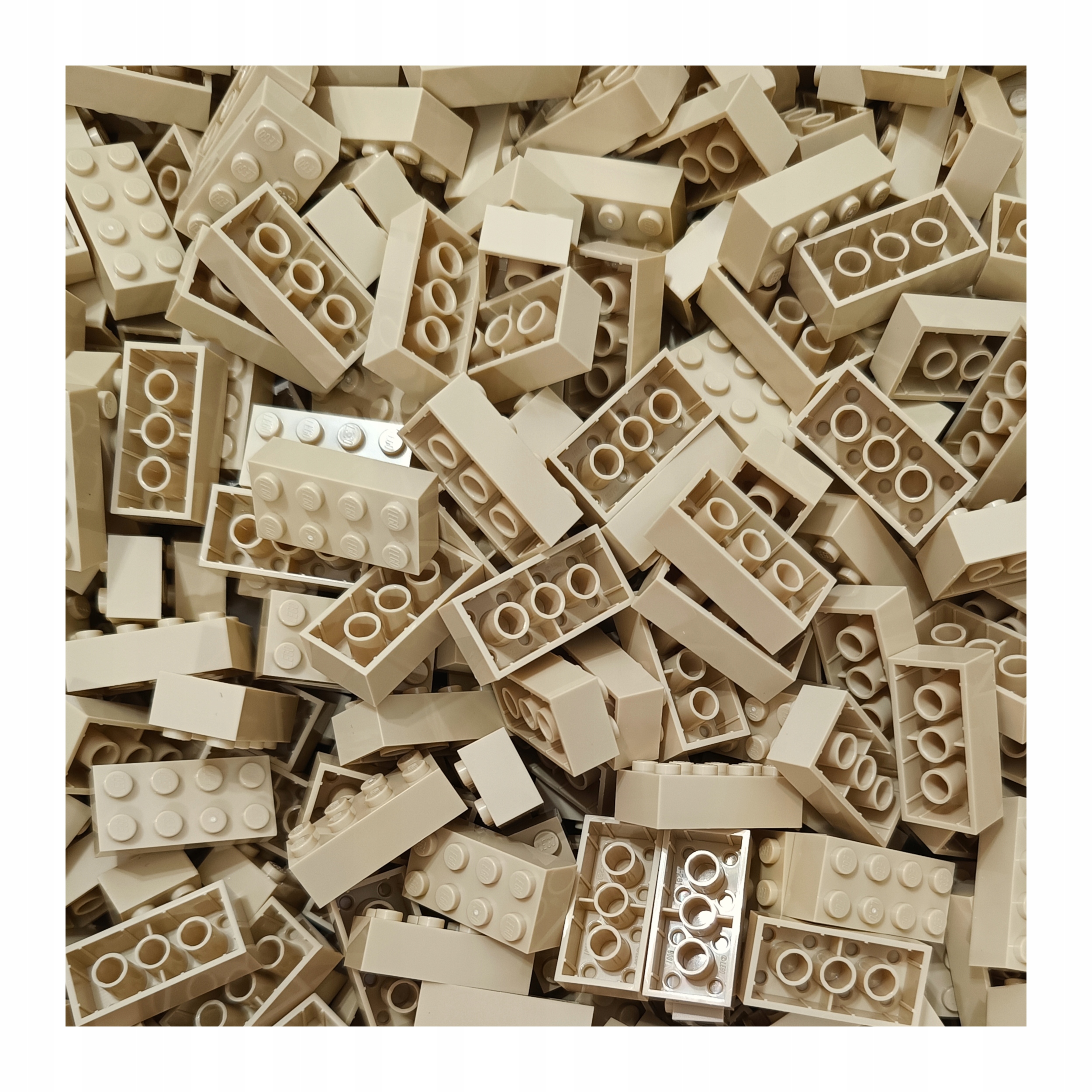 Lego Kostka Cihla 2x4 Písková Tan 4114319 3001 100 Ks