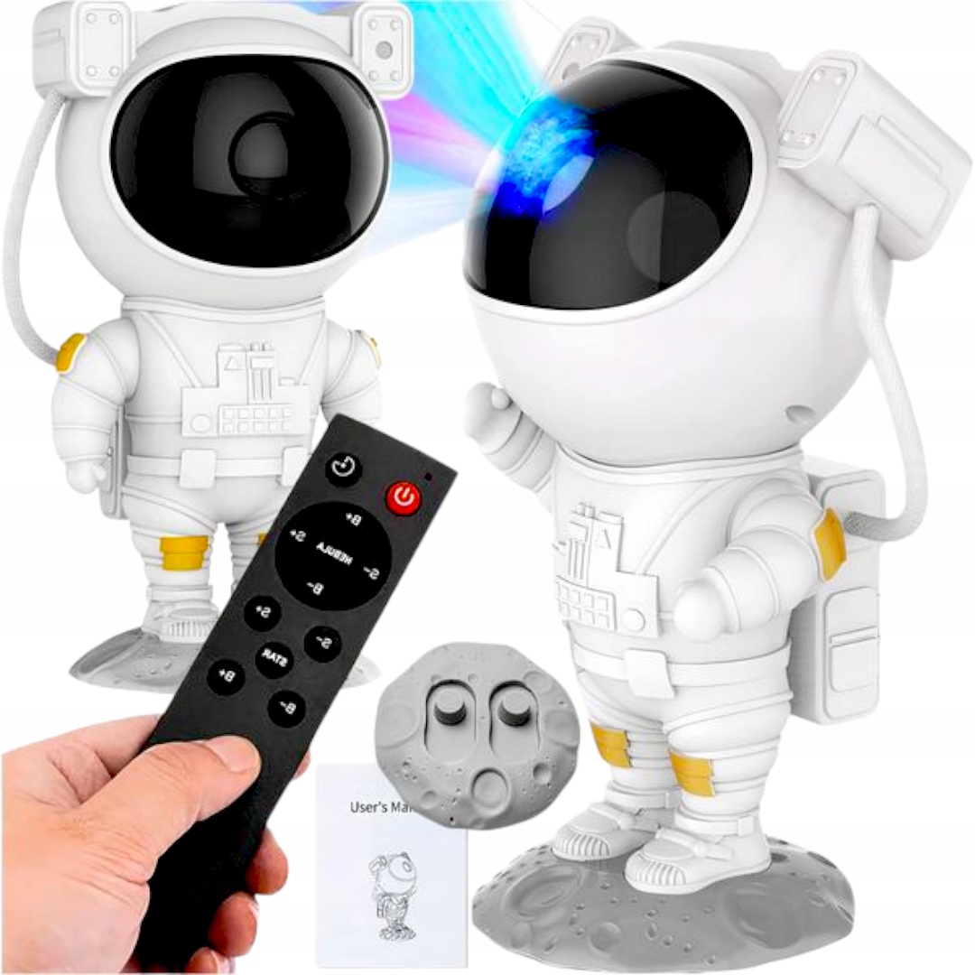 PROJEKTOR GWIAZD ASTRONAUTA LAMPKA NOCNA RZUTNIK DLA DZIECI LED LASER PILOT Kod producenta 3102590276159
