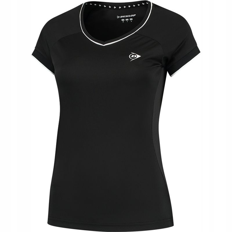 Dámské Tenisové Tričko Dunlop Club Crew Tee Women Black S