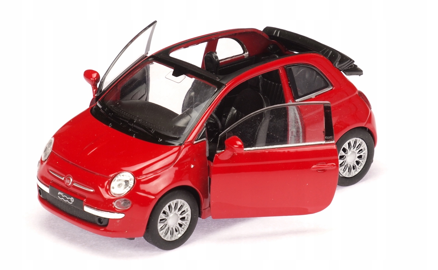 

Welly Metalowe Auto Model Fiat 500C 2010 fiacik