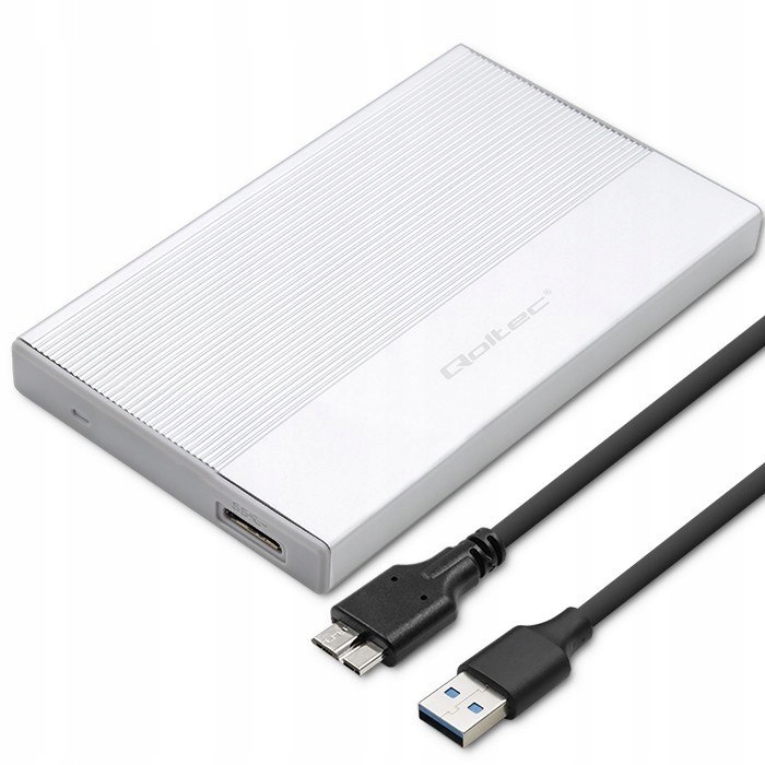 Qoltec Obudowa Kieszeń na dysk Ssd Hdd 2.5 cala| Sata Usb 3.0 s