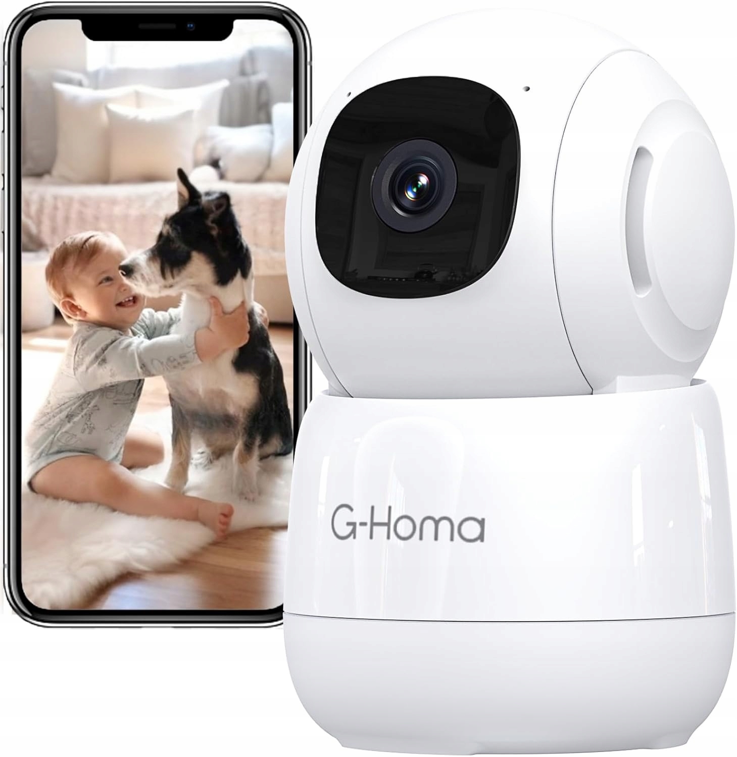 2K 360° Wi-Fi monitorovací kamera Inteligentní ochrana vašeho domova