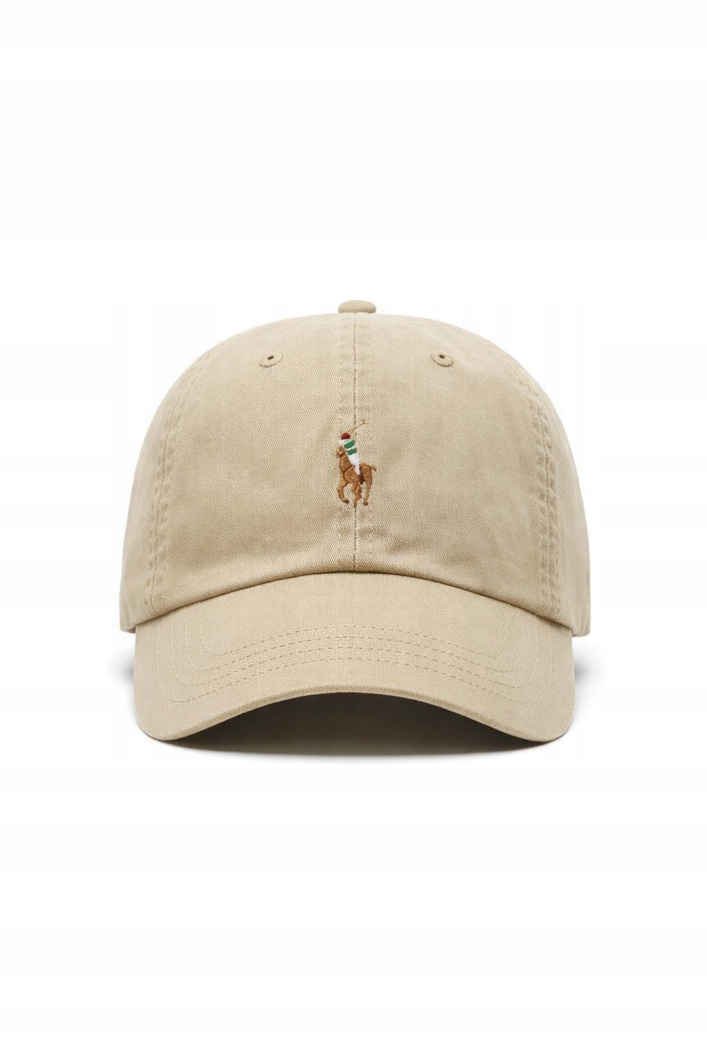 Polo Ralph Lauren Béžová Kšiltovka S Výšivkou Koně I4A