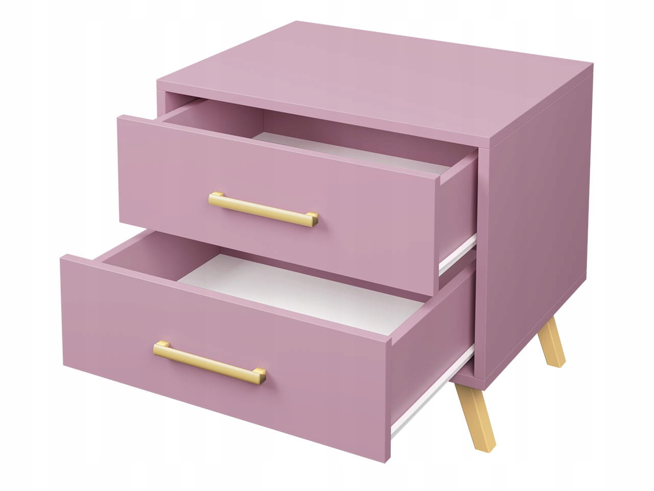 Szafka nocna BALI biała 53,5x48x41cm Głębokość mebla 41 cm