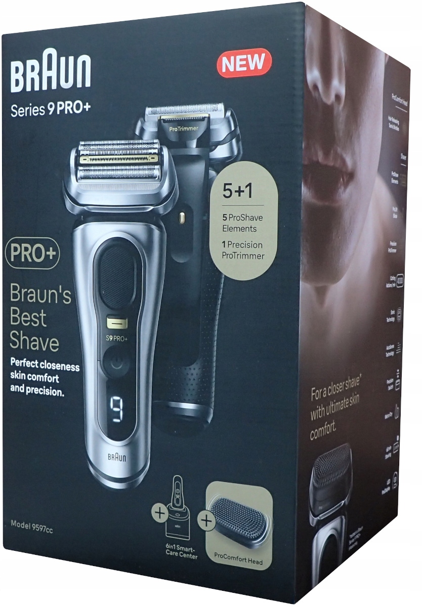 Holicí Strojek Braun 9597cc Pro+ Series 9 stanice ProComfort