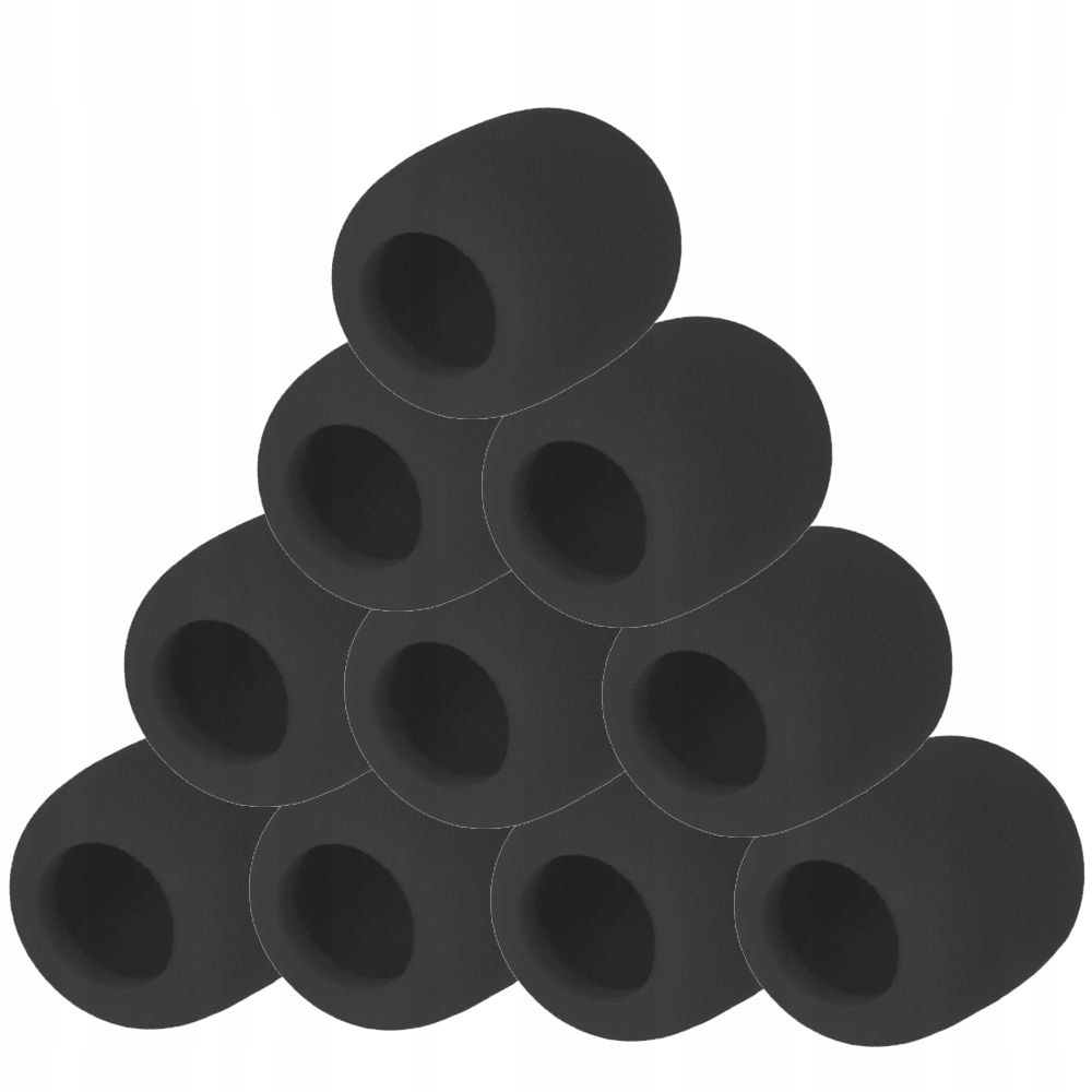 Gąbka osłona owiewka na mikrofon SHURE 10 szt