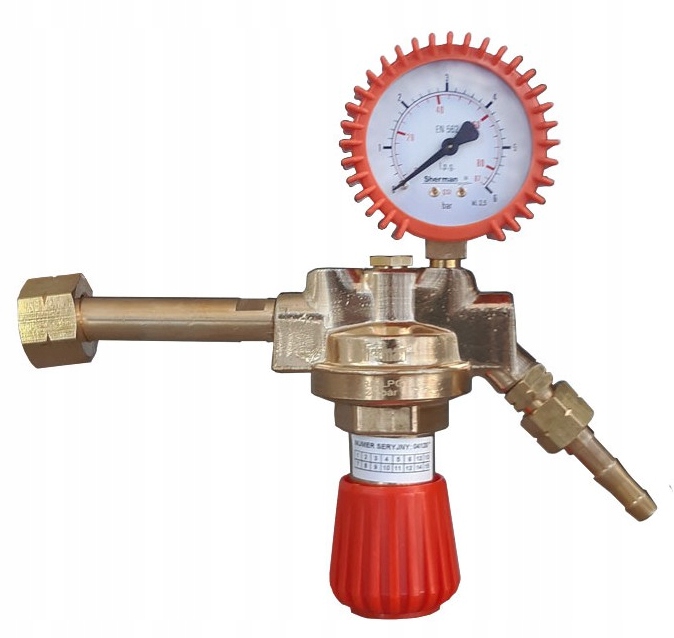 Reduktor propan butan propanowy zegarowy nowy KPL