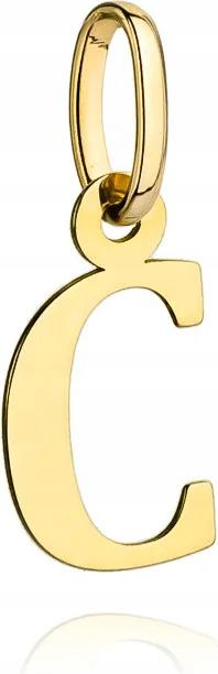 Přívěsek zlatý 585 dámské písmenko C přívěsek jako dárek 14k na řetízek