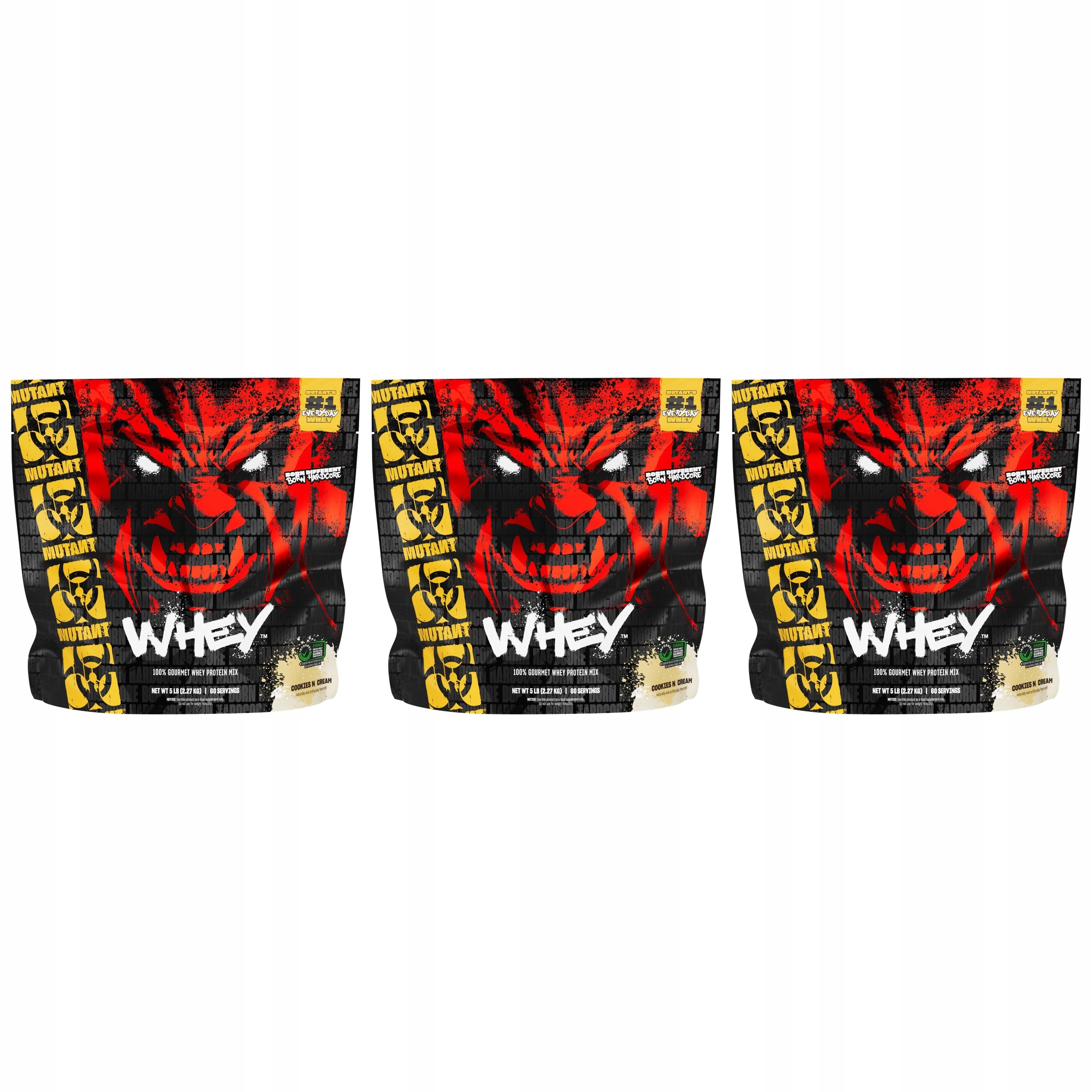 3x Syrovátkový Protein 4 druhy Koncentrát Izolát Hydrolyzát Mutant