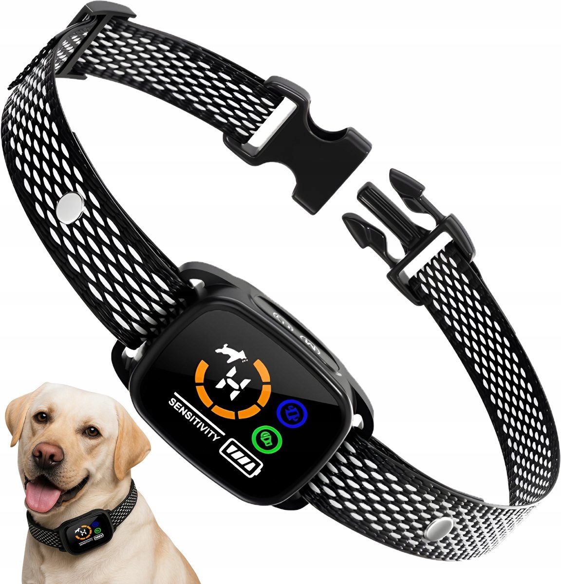 Levně Výcvikový Obojek Pro Psa Proti Štěkání bez proudu Humanitární