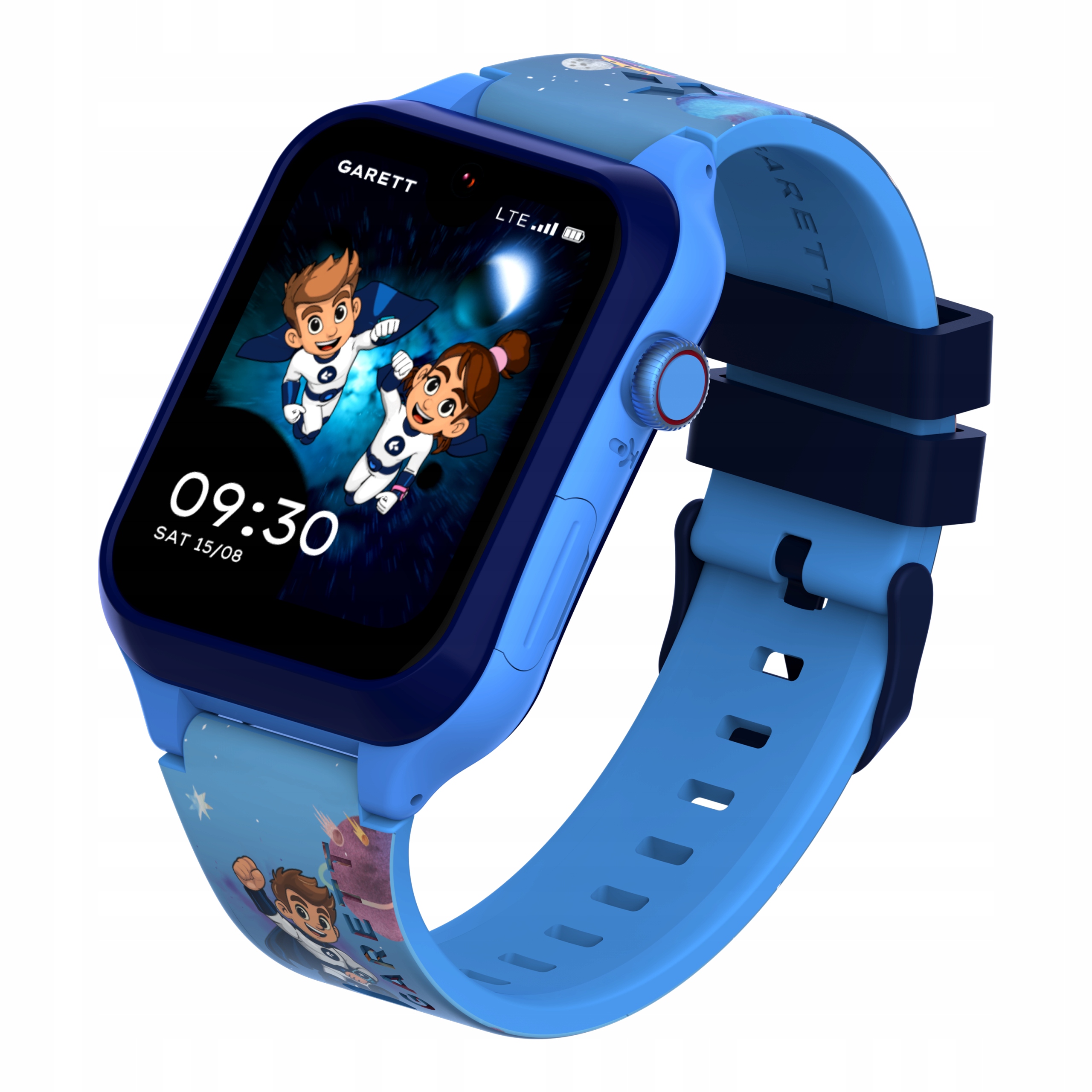 Okosóra gyerekeknek Garett Essa 2 Go 4G Kék Gps WhatsApp Sos Amoled