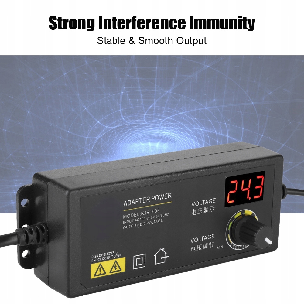 ZASILACZ REGULOWANY ZASILACZ LED 72W 3A 9-24V Marka bez marki