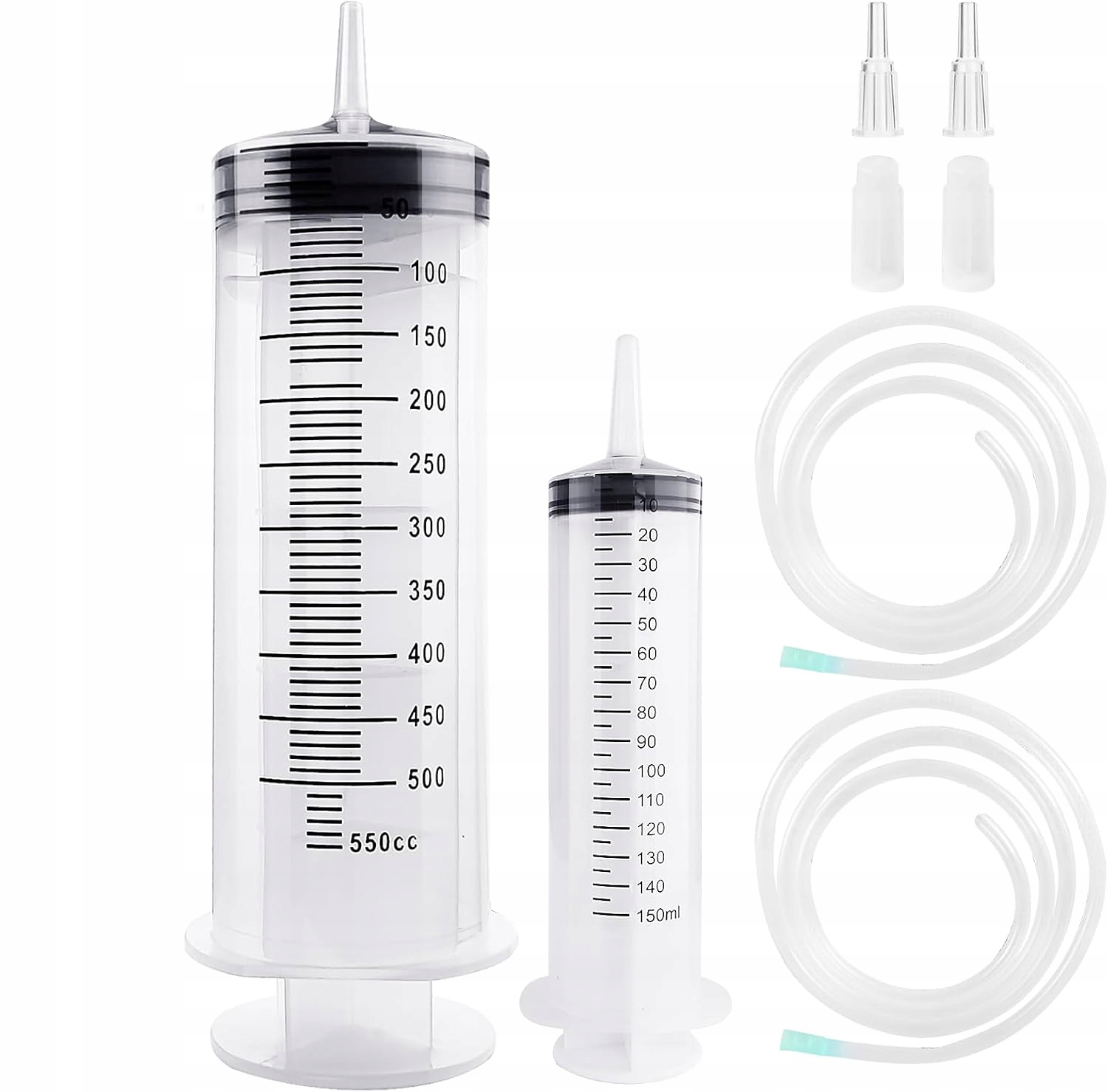 Injekční Stříkačka s 1 m hadicí pro domácí klystýr enema150+550 ml