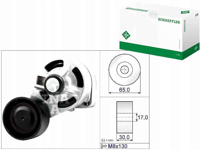 INA534 0434 10 Napínák Drážkového Řemene Ford Tran Asistent řidiče #33